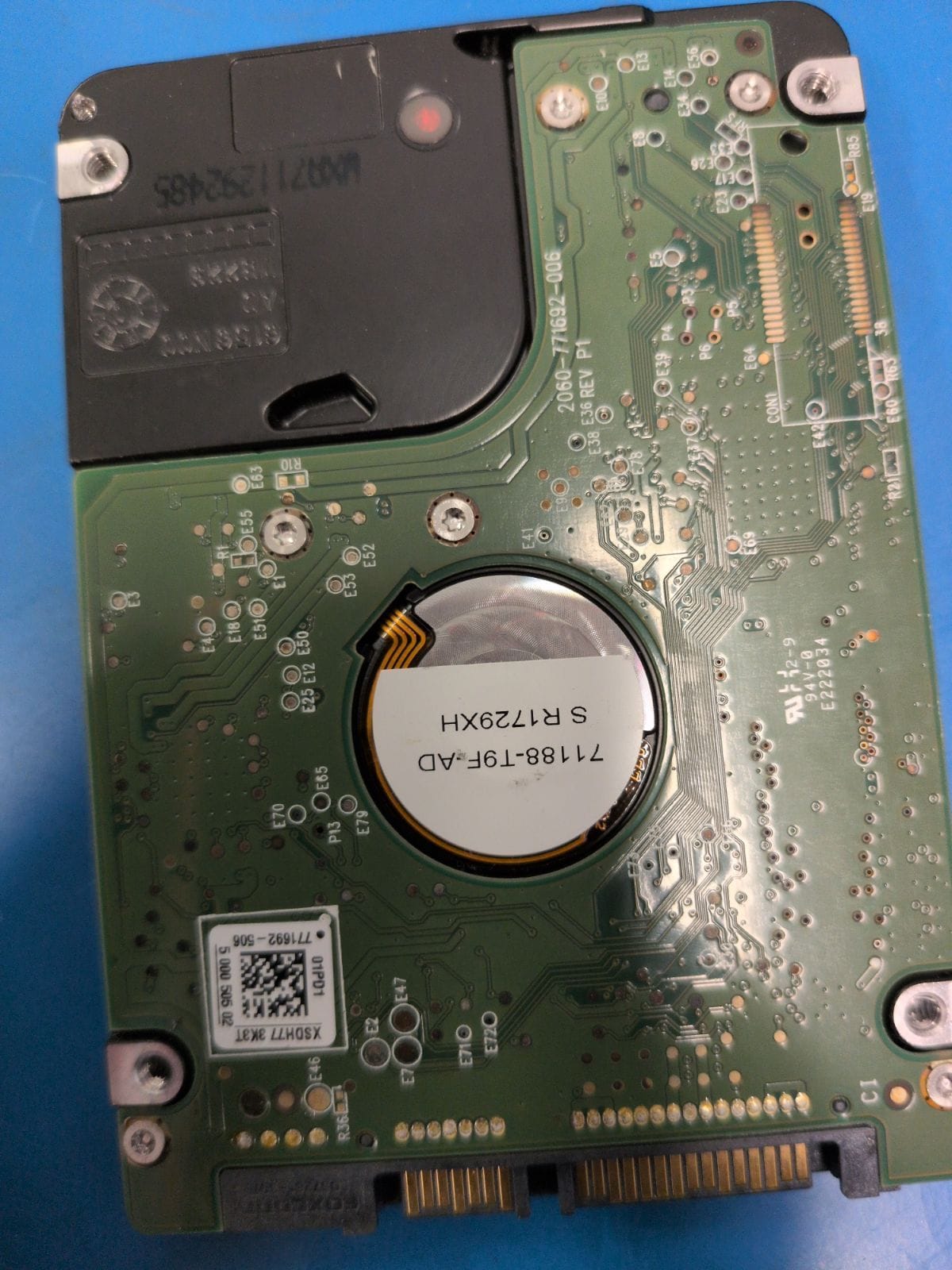 WD461 drive label (back)
