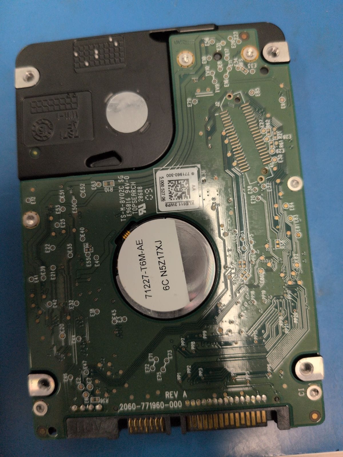 WD463 drive label (back)