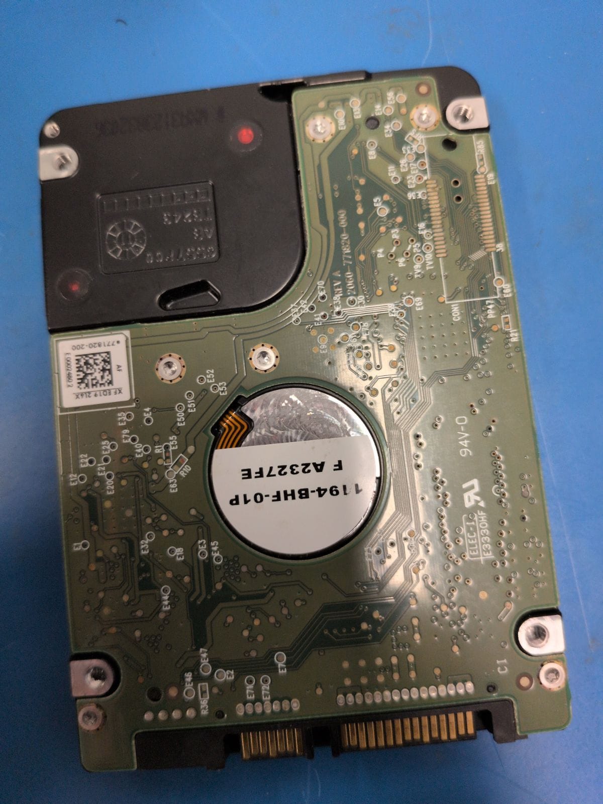 WD476 drive label (back)