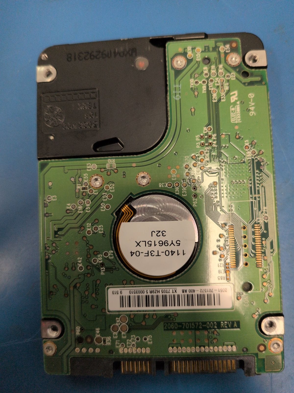 WD486 drive label (back)