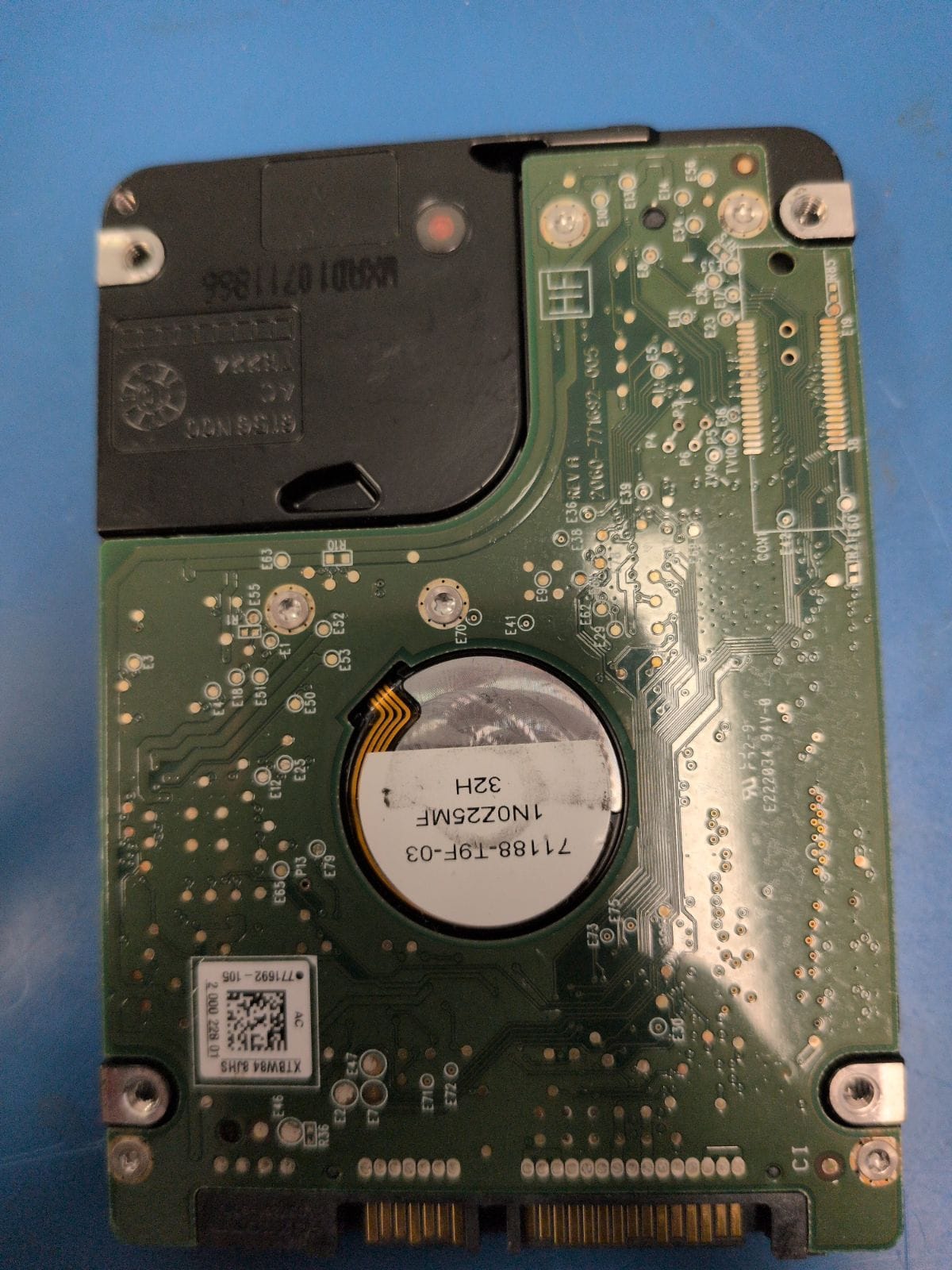 WD487 drive label (back)