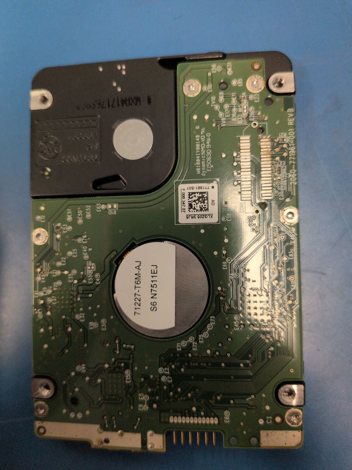WD491 drive label (back)