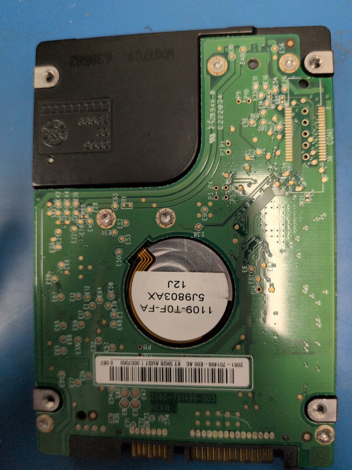 WD498 drive label (back)