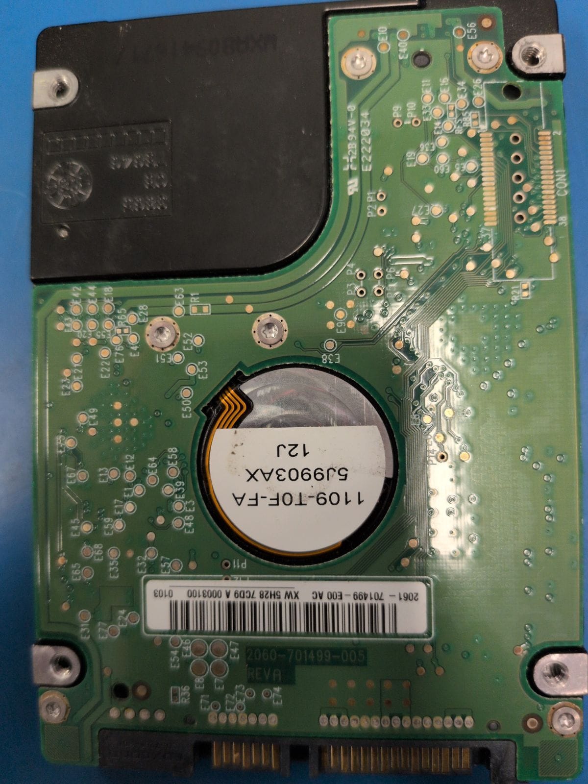 WD500 drive label (back)