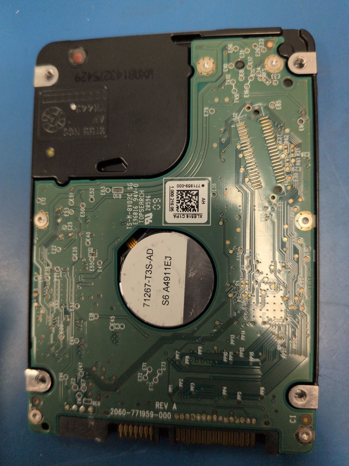 WD513 drive label (back)