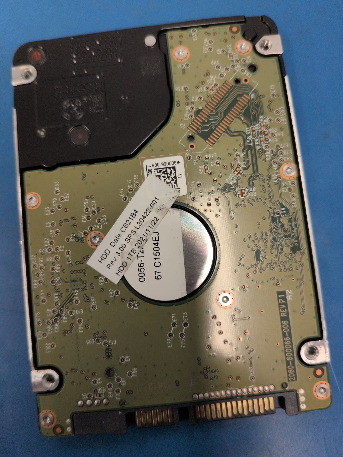 WD514 drive label (back)
