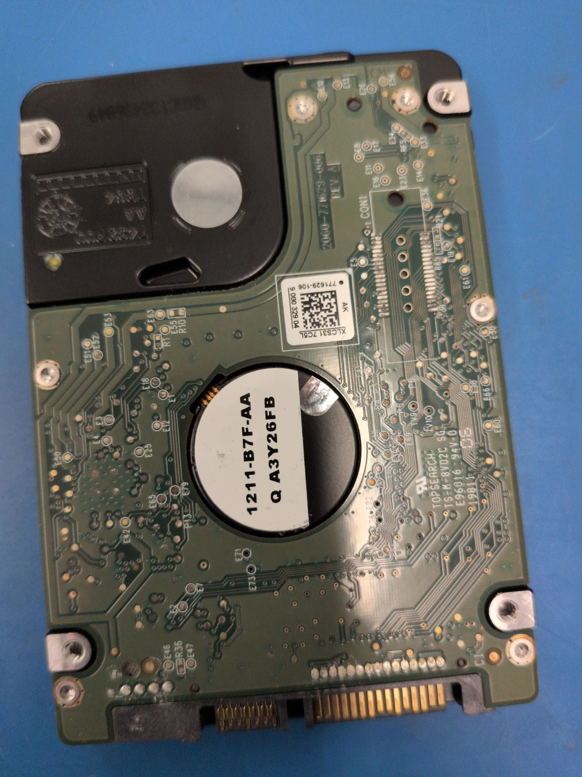 WD517 drive label (back)