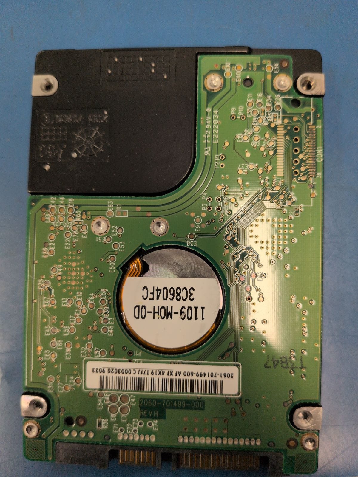 WD520 drive label (back)