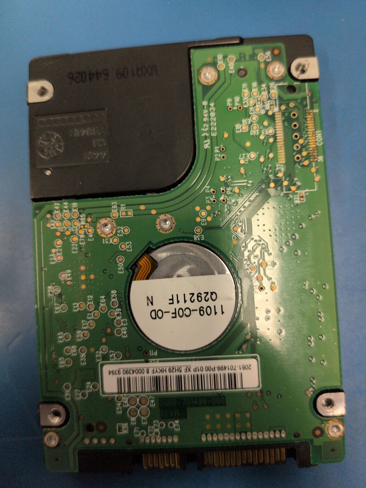 WD528 drive label (back)