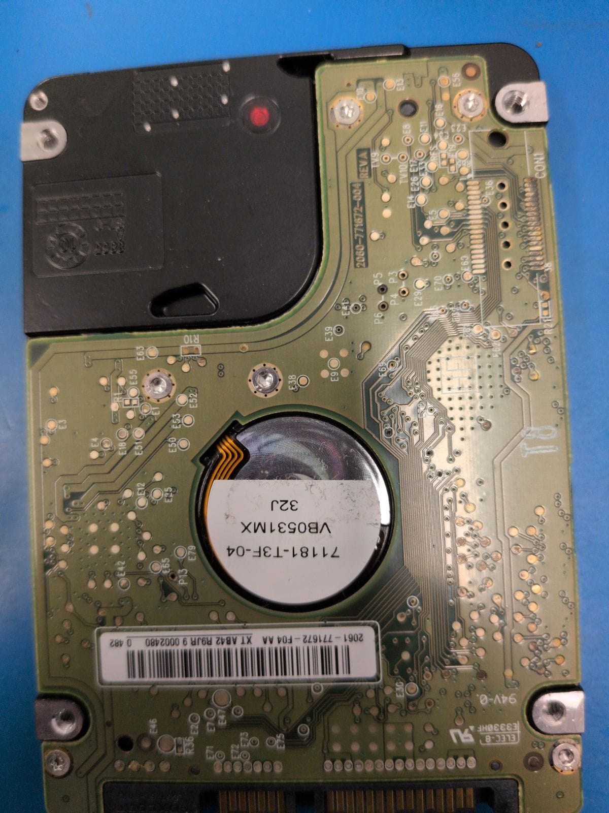WD529 drive label (back)