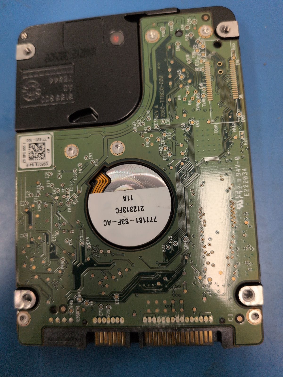 WD532 drive label (back)