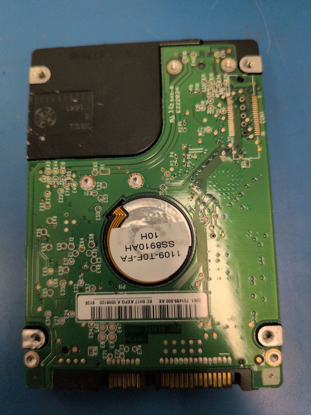 WD533 drive label (back)