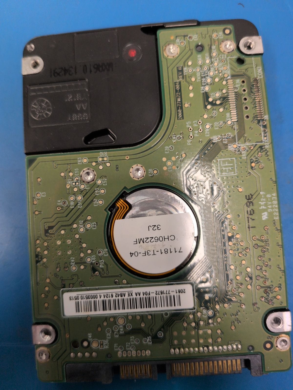 WD541 drive label (back)