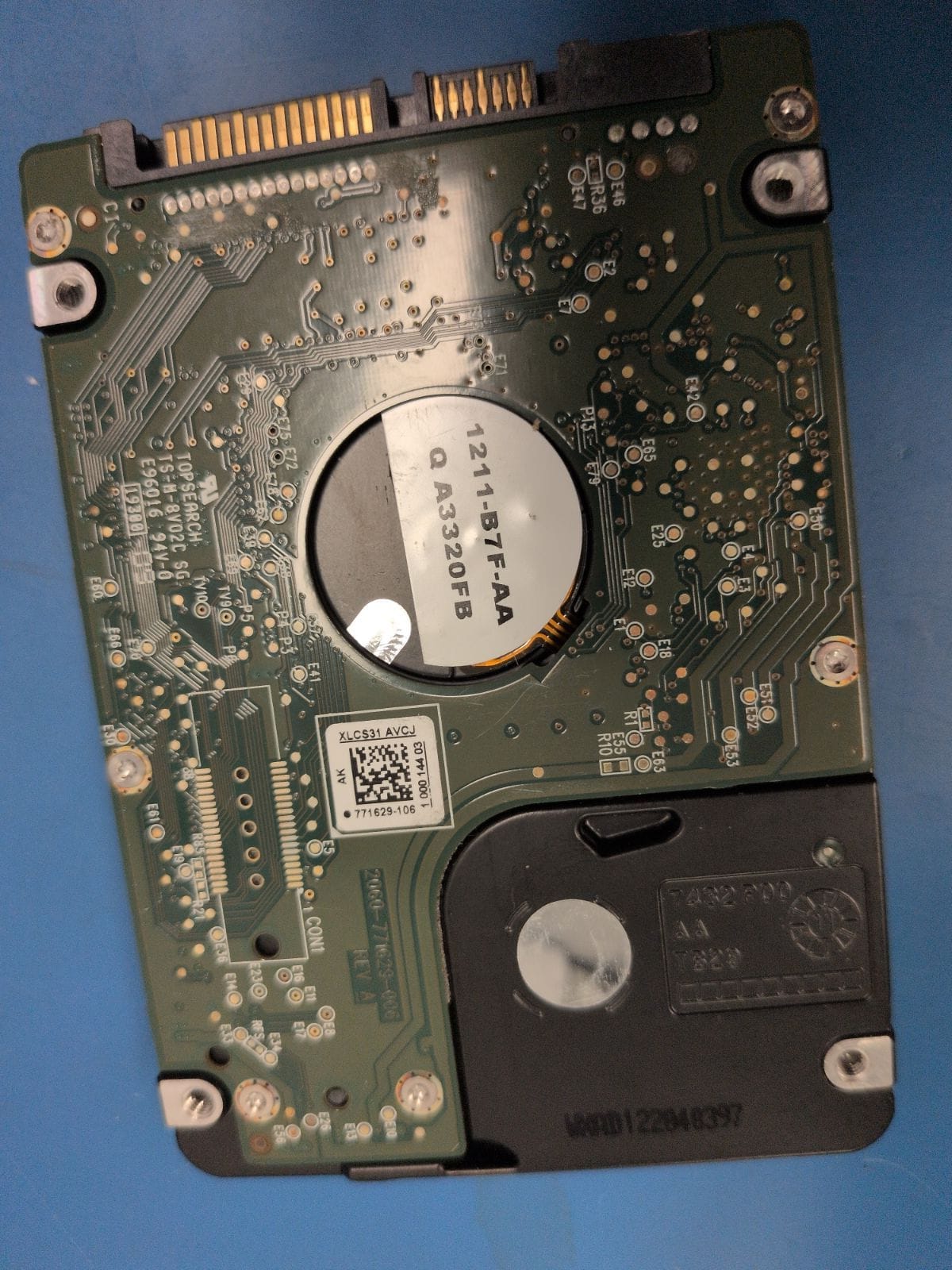 WD67 drive label (back)
