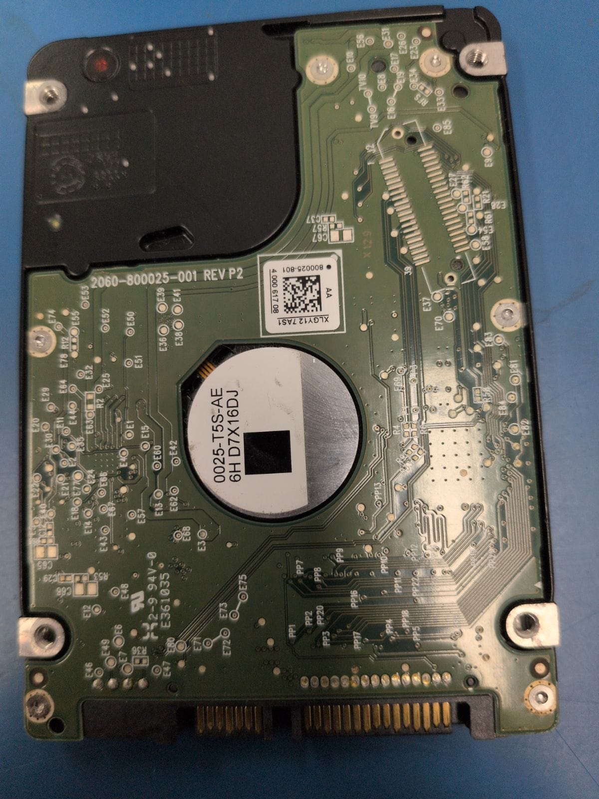 WD77 drive label (back)