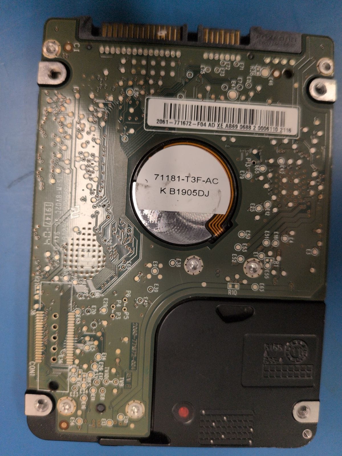 WD78 drive label (back)