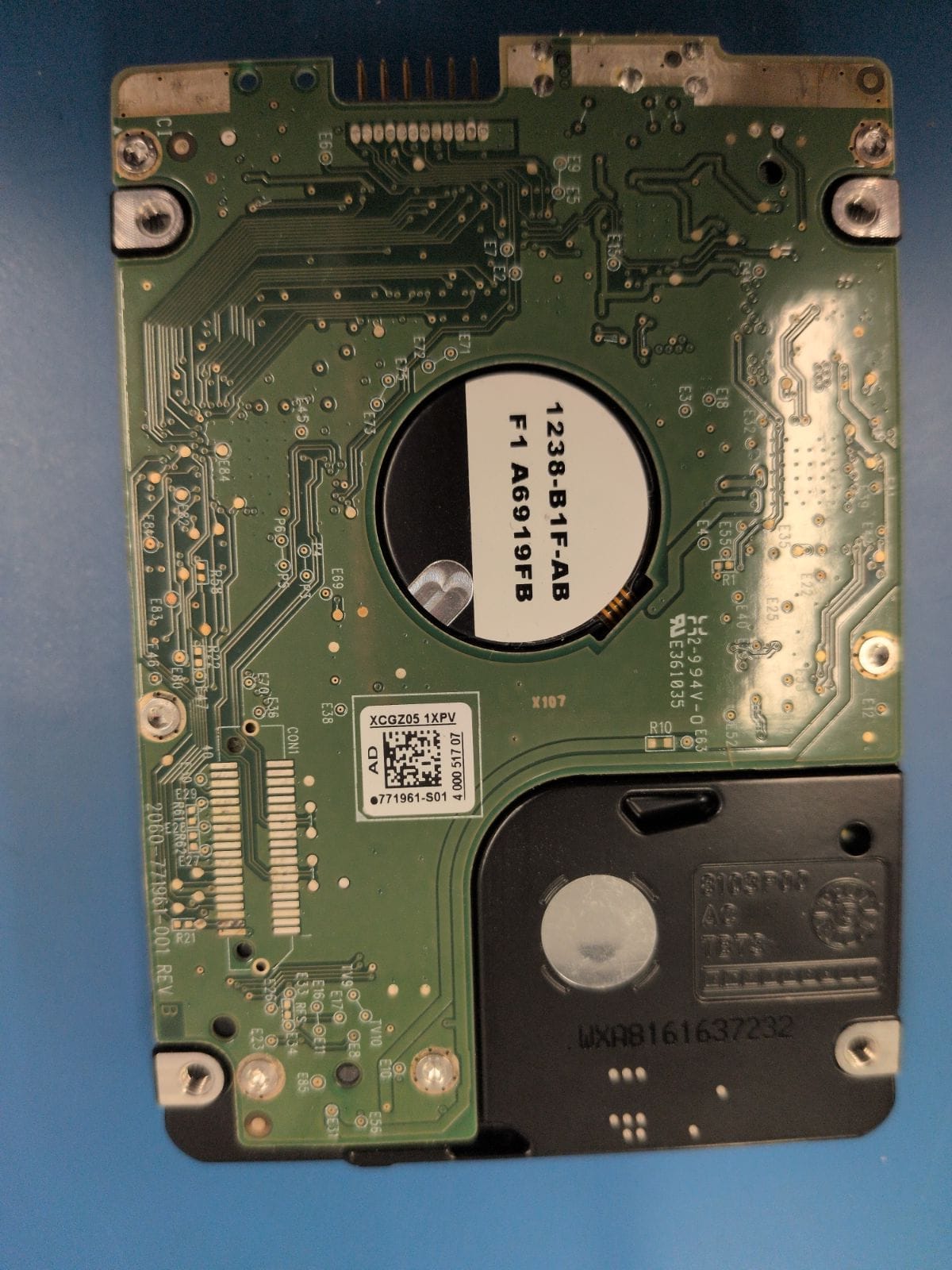 WD8 drive label (back)