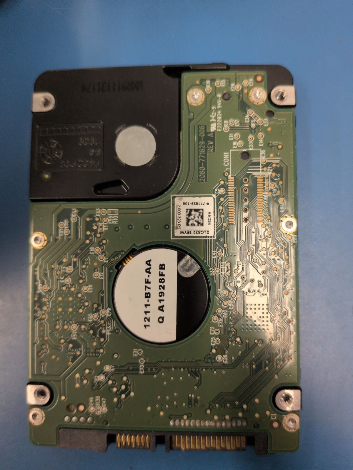 WD80 drive label (back)