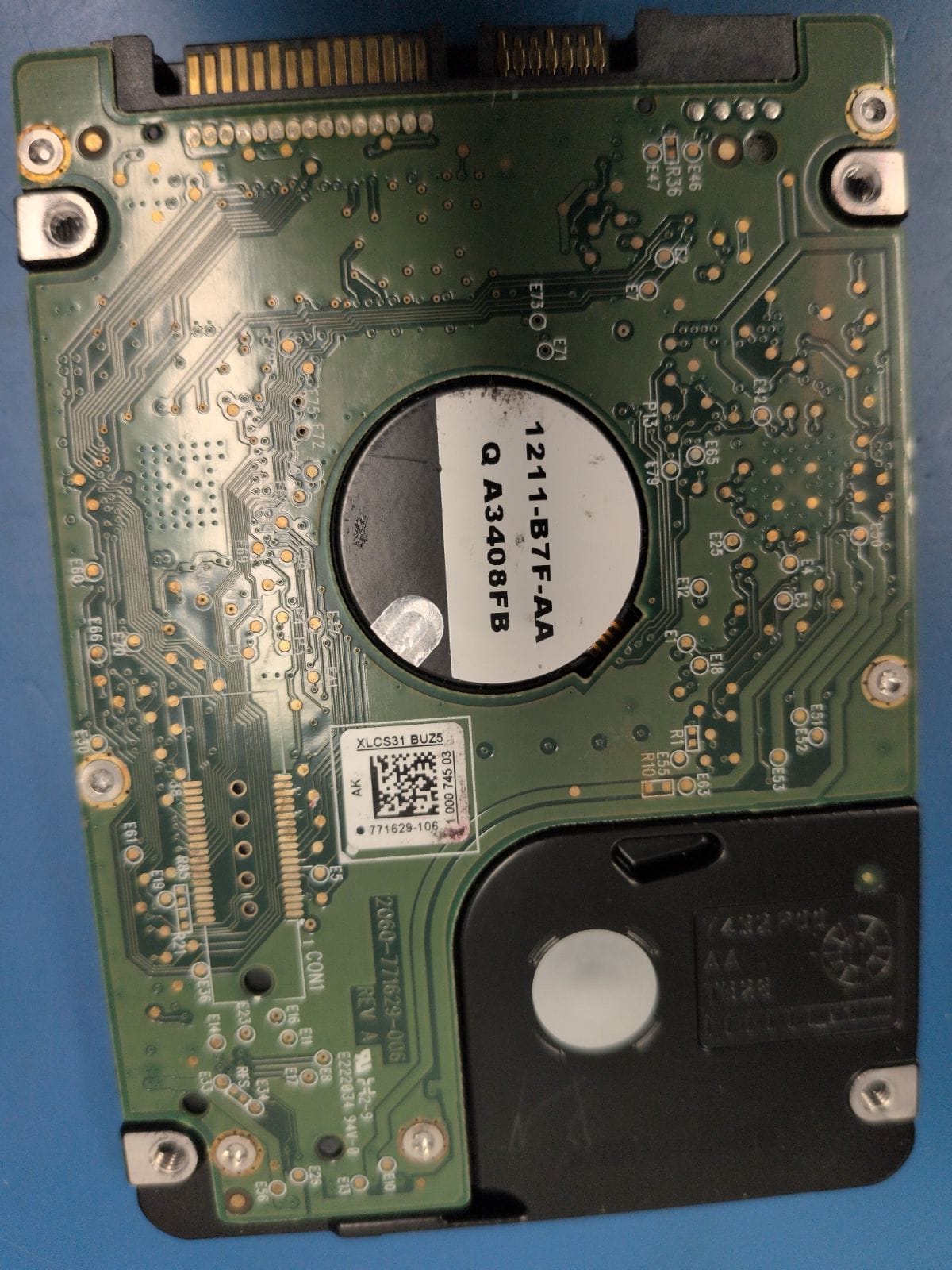 WD87 drive label (back)