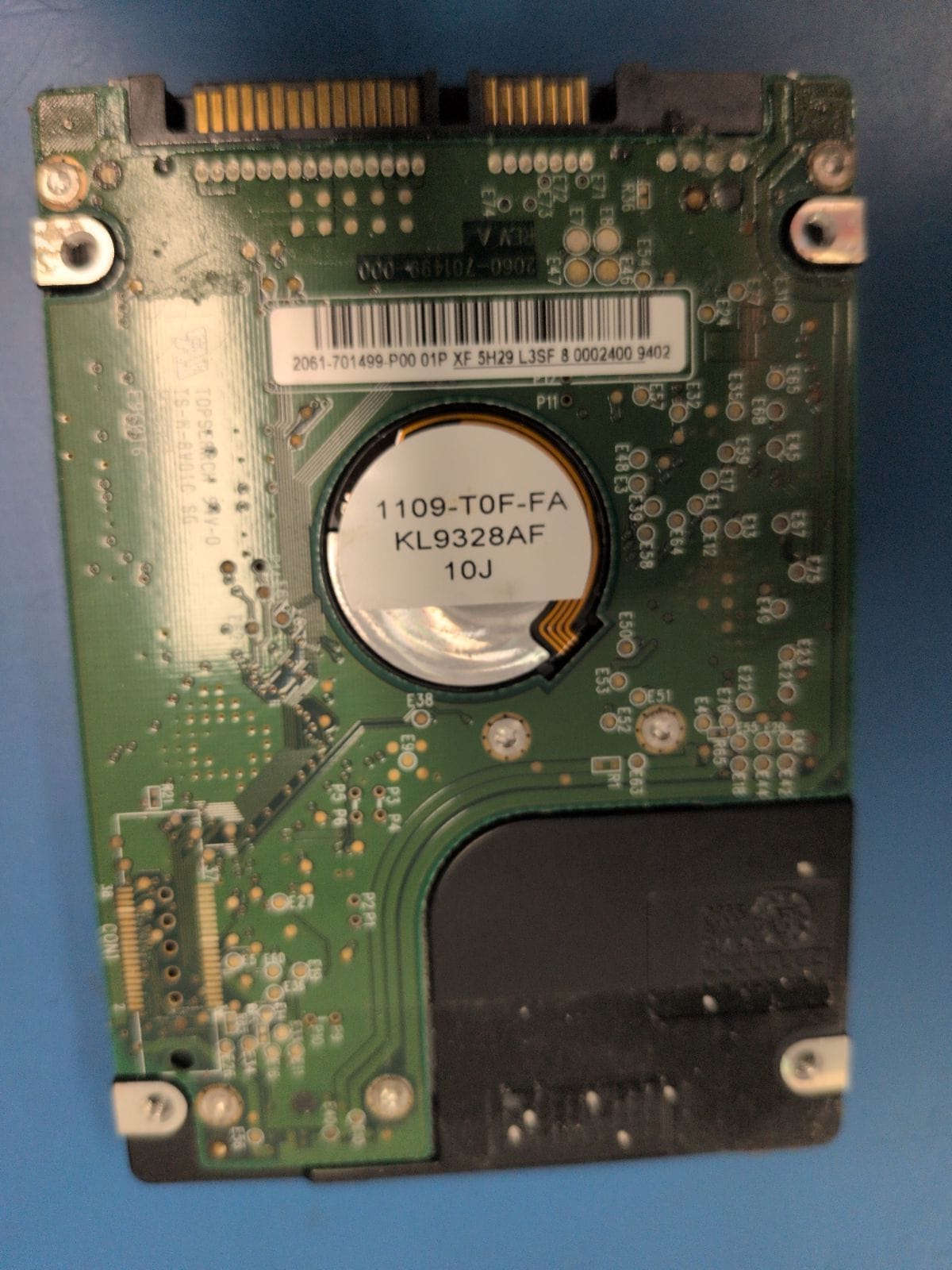 WD89 drive label (back)
