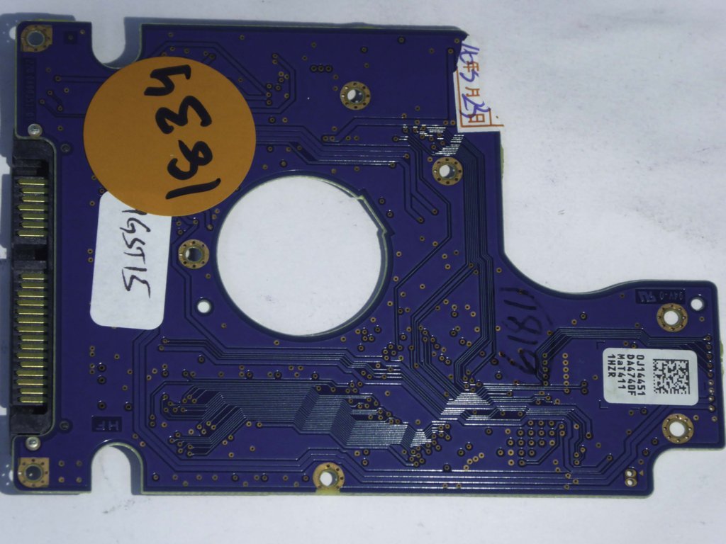 Hgst HTS541075A9E680 110 0A90351 01  PCB for Sale