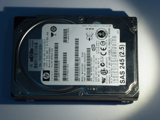 HP DG072A9BB7  395924-002 Drives