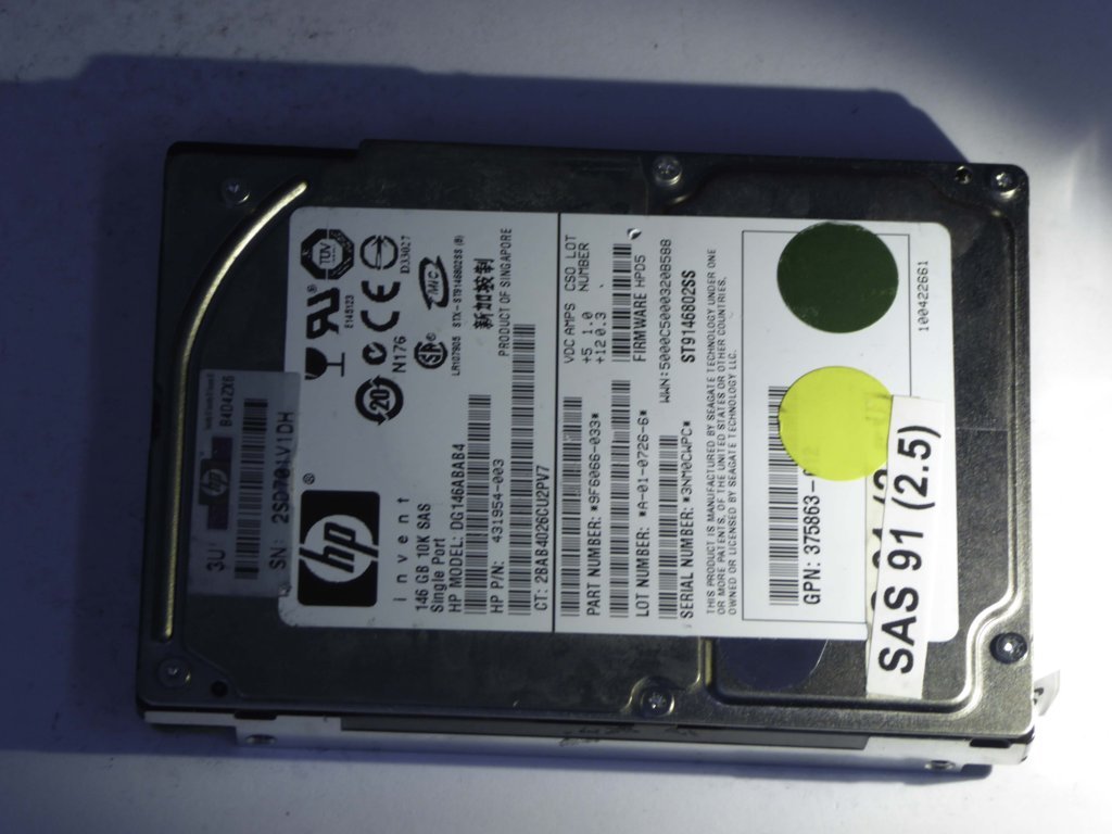 HP DG146ABAB4  9F6066-033 Drives