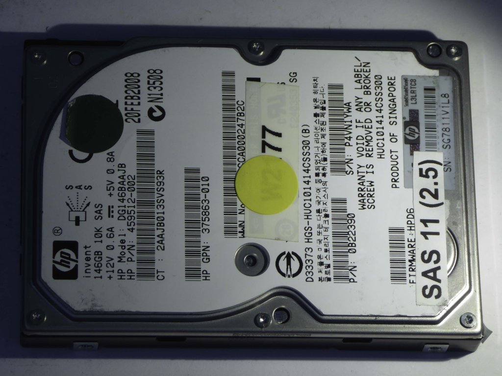 HP DG146BAAJB  0B22390 Drives