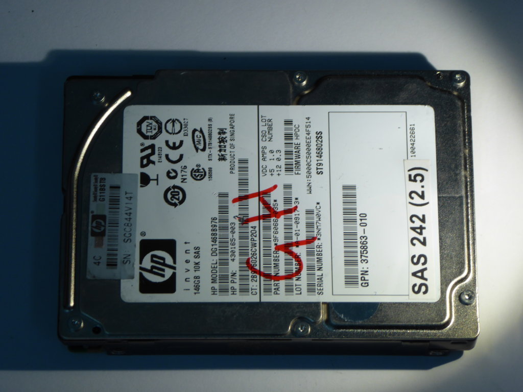 HP DG146BB976  9F6066-035 Drives