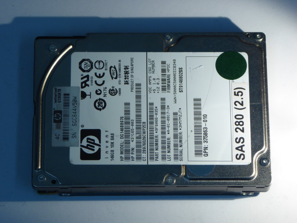 HP DG146BB976  9F6066-035 Drives