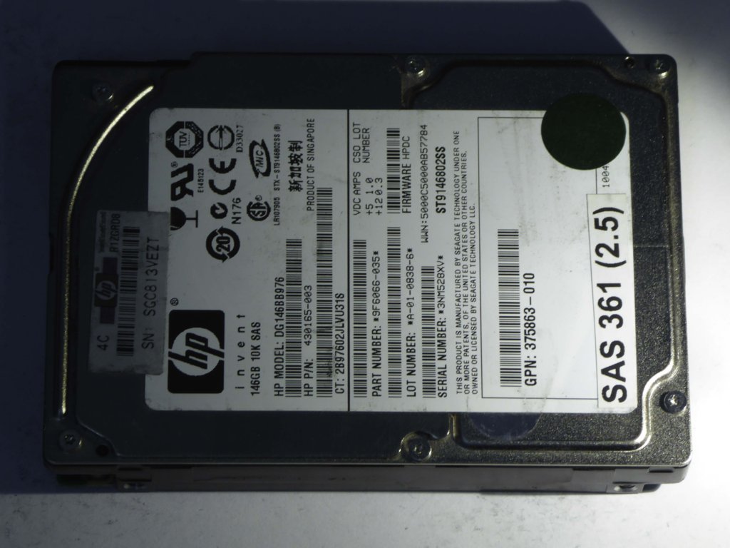 HP DG146BB976  9F6066-035 Drives