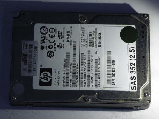 HP DH0146FAQRE  9FU066-085 Drives