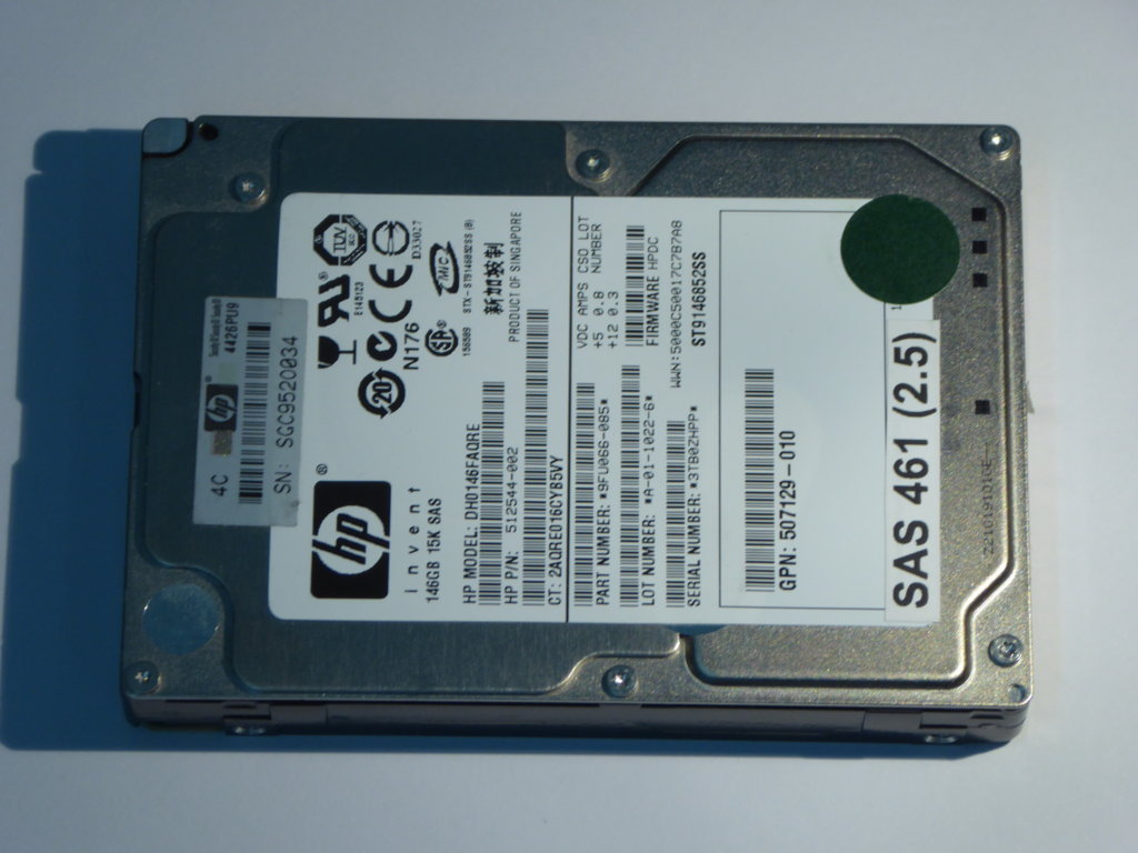 HP DH0146FAQRE  9FU066-085 Drives