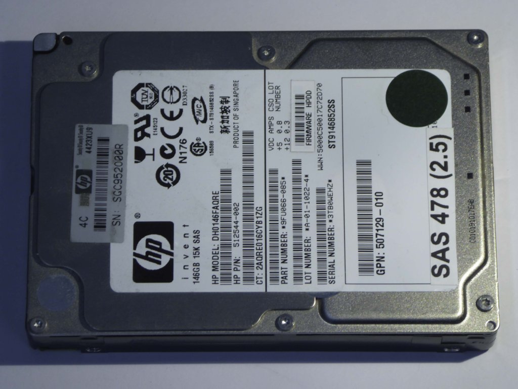 HP DH0146FAQRE  9FU066-085 Drives