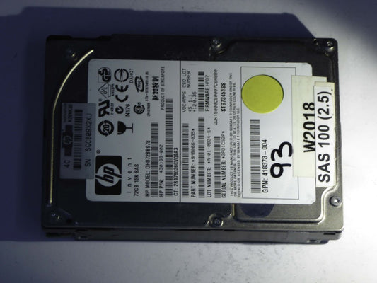 HP DH072BB978  9MB066-035 Drives