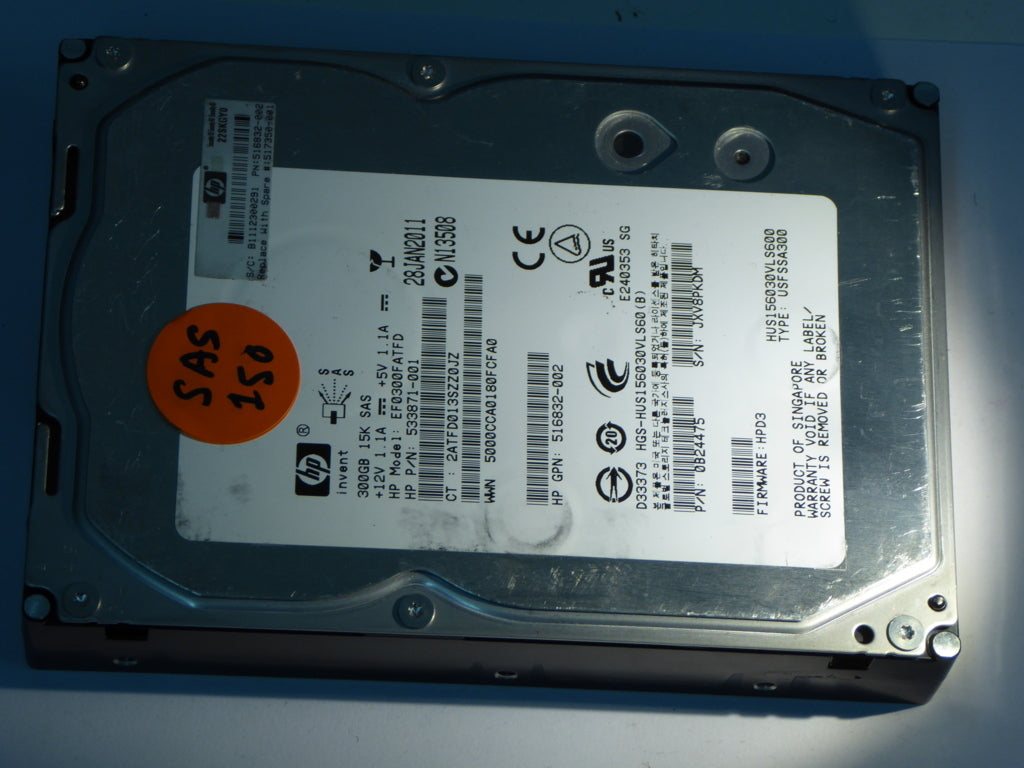 HP EF0300FATFD  0B24475 Drives