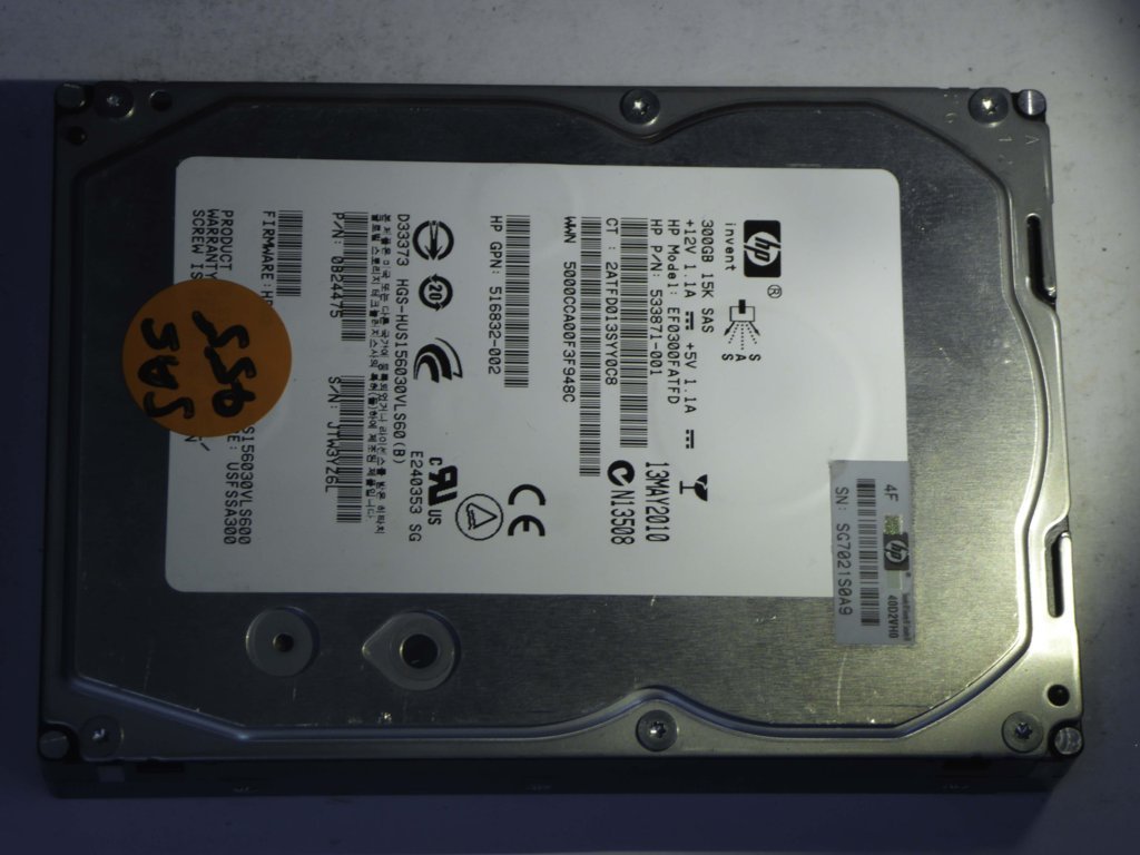 HP EF0300FATFD  0B24475 Drives