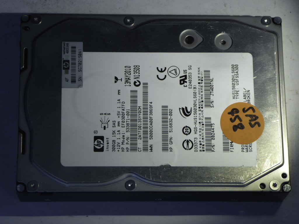 HP EF0300FATFD  0B24475 Drives