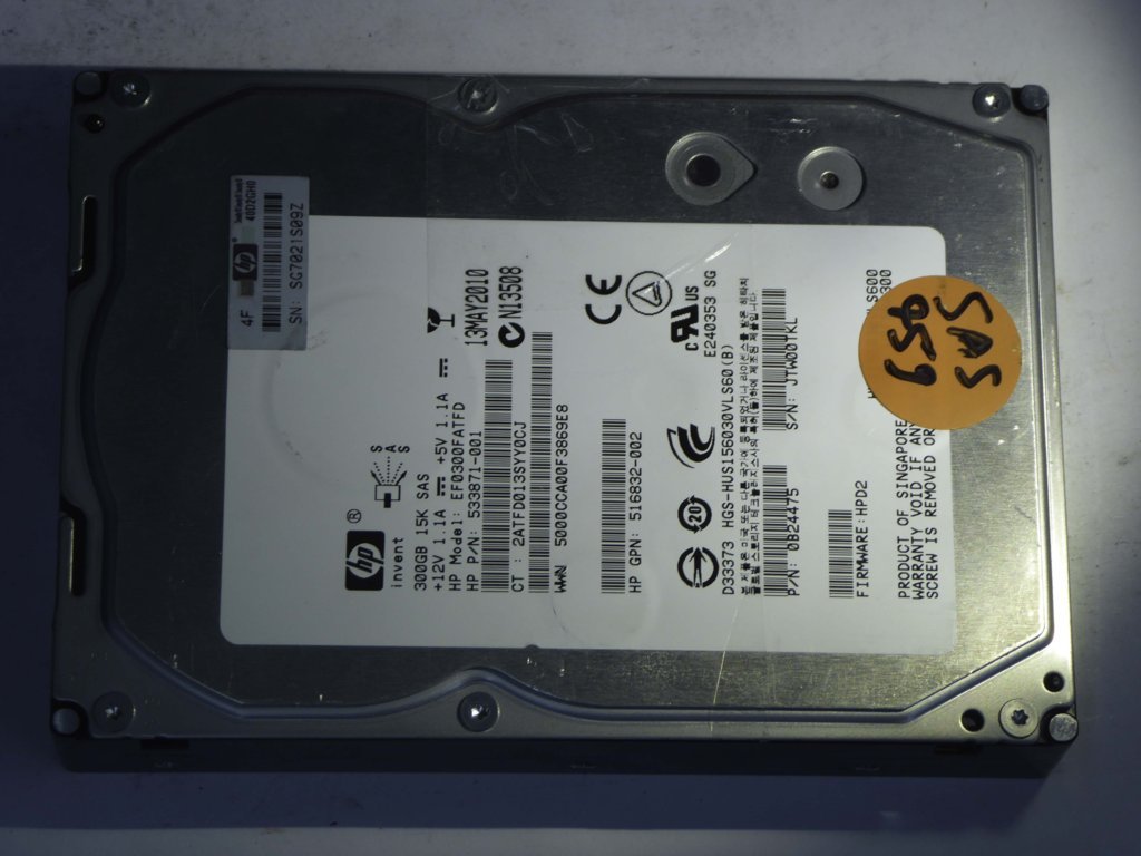 HP EF0300FATFD  0B24475 Drives