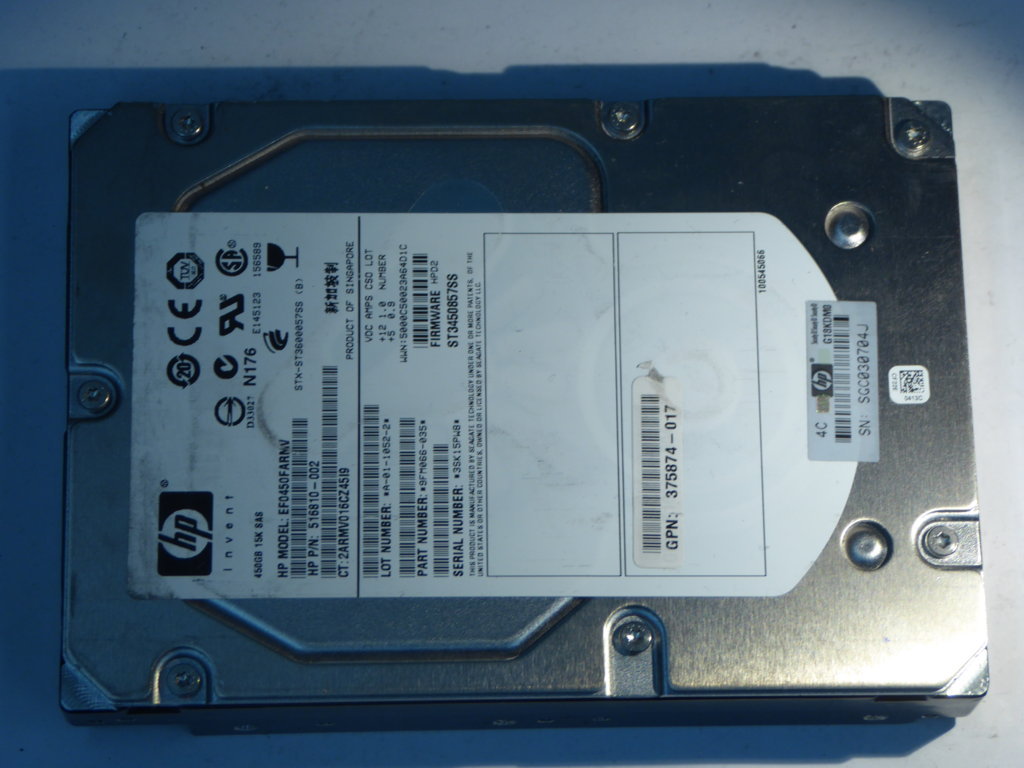 HP EF04450FARMV  9FM066-035 Drives