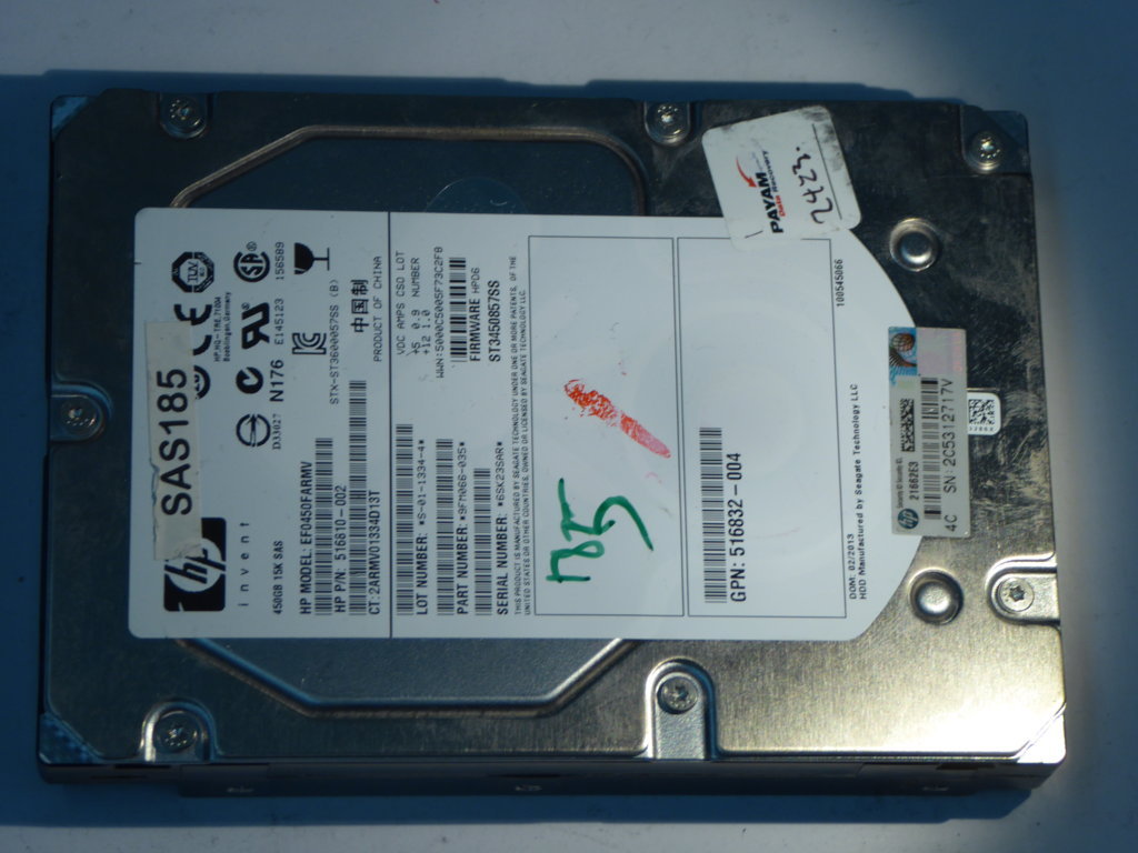 HP EF0450FARMV  9FM066-035 Drives