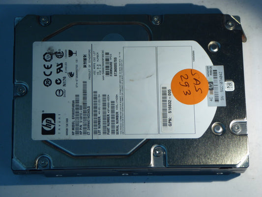 HP EF0600FARNA  9FN066-035 Drives