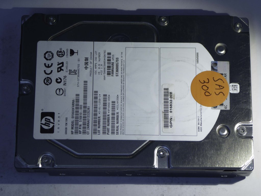 HP EF0600FARNA  9FN066-035 Drives