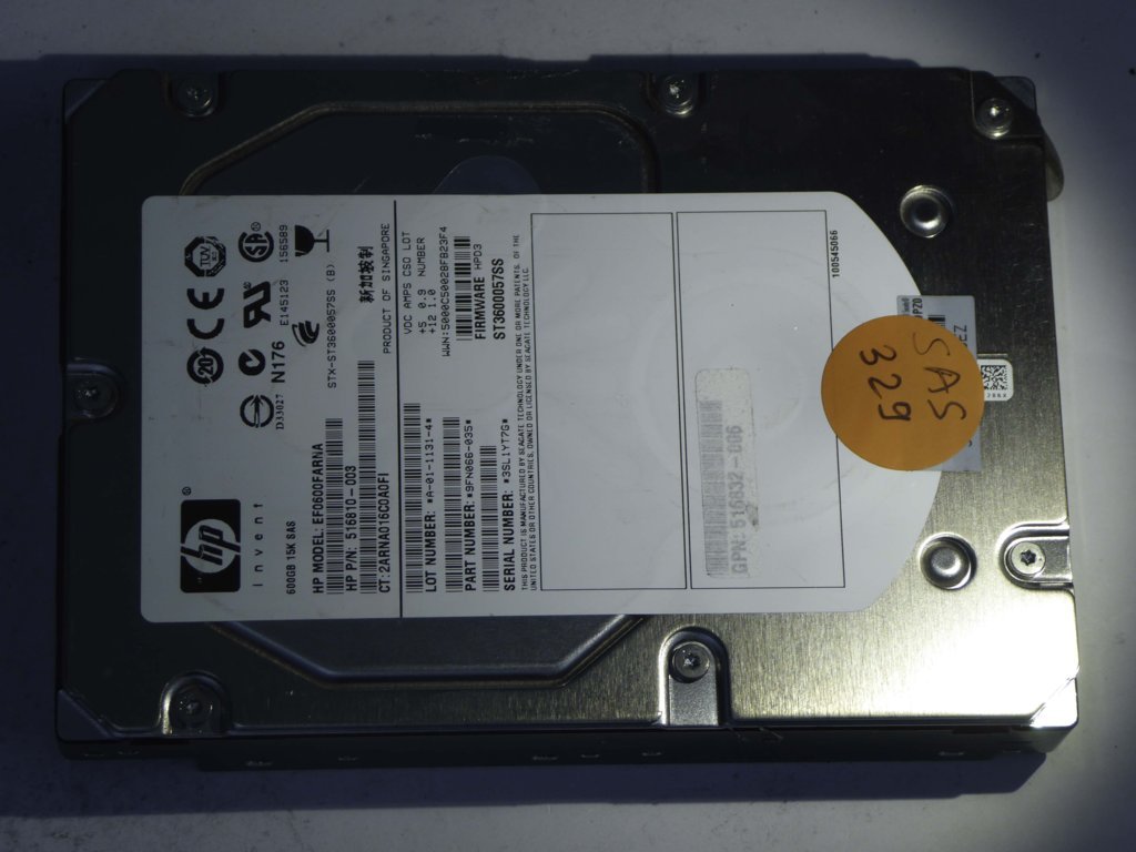 HP EF0600FARNA  9FN066-035 Drives