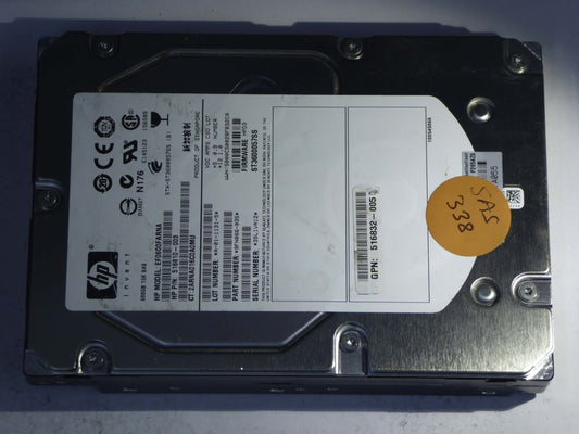 HP EF0600FARNA  9FN066-035 Drives