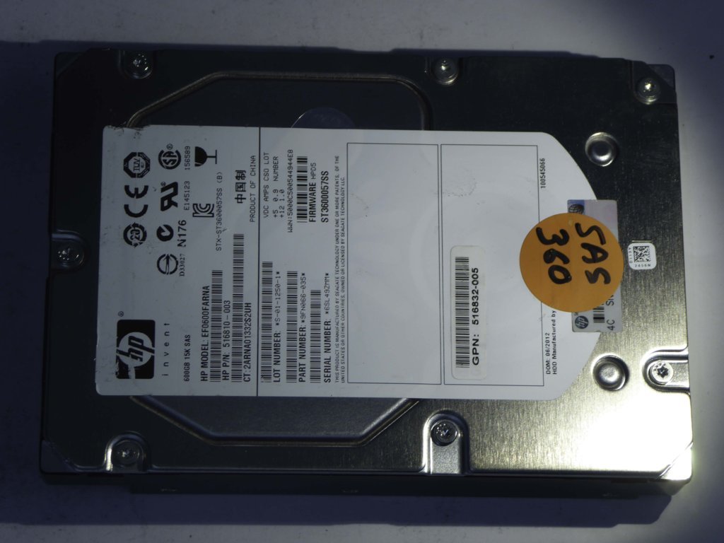 HP EF0600FARNA  9FN066-035 Drives