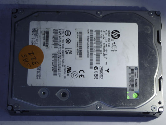 HP EF0600FATFF  0B24473 Drives