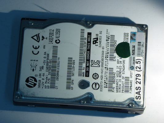 HP EG0300FBDBR  0B25642 Drives