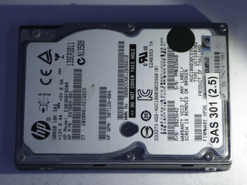 HP EG0300FBDBR  0B25642 Drives