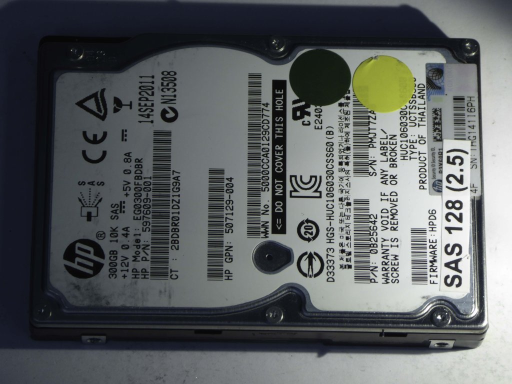 HP EG0300FBDBR  597609-001 Drives